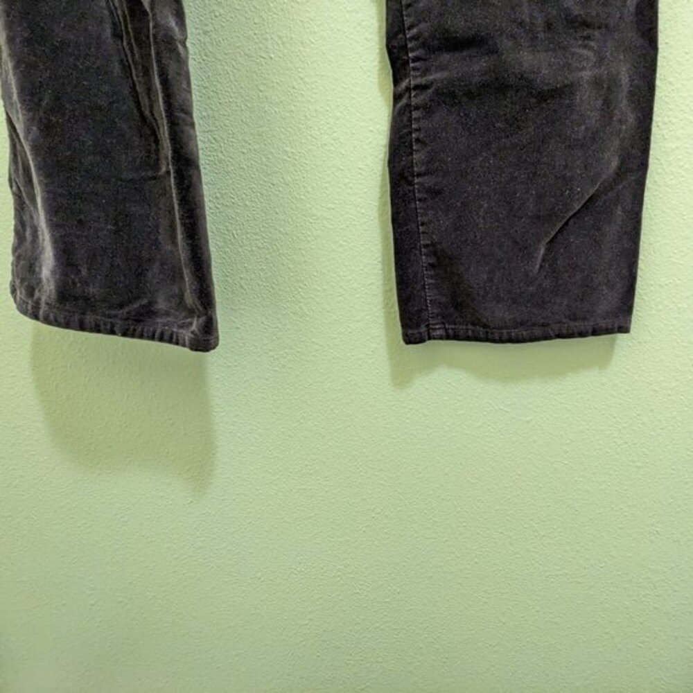 Brown Crushed Velvet Velour Straight Leg‎ Pants Sz 5/6 - Picture 5 of 7